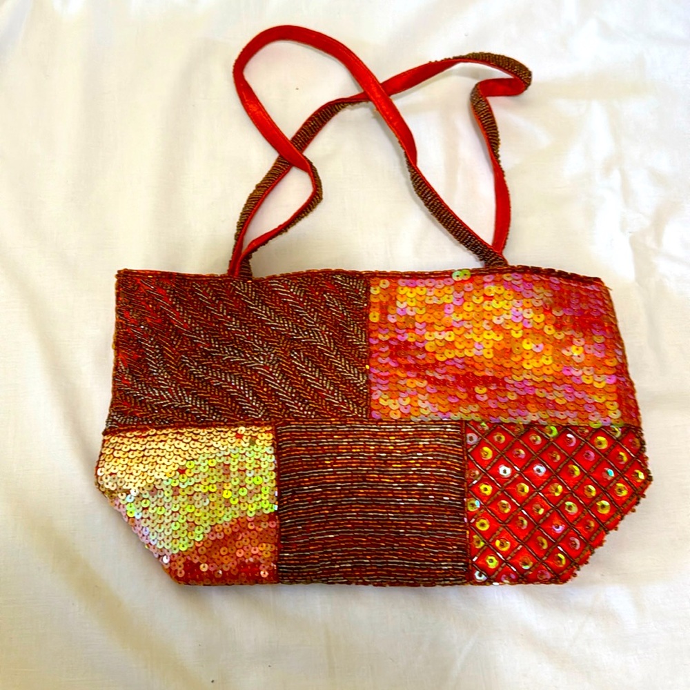 Beautiful sequined handbag